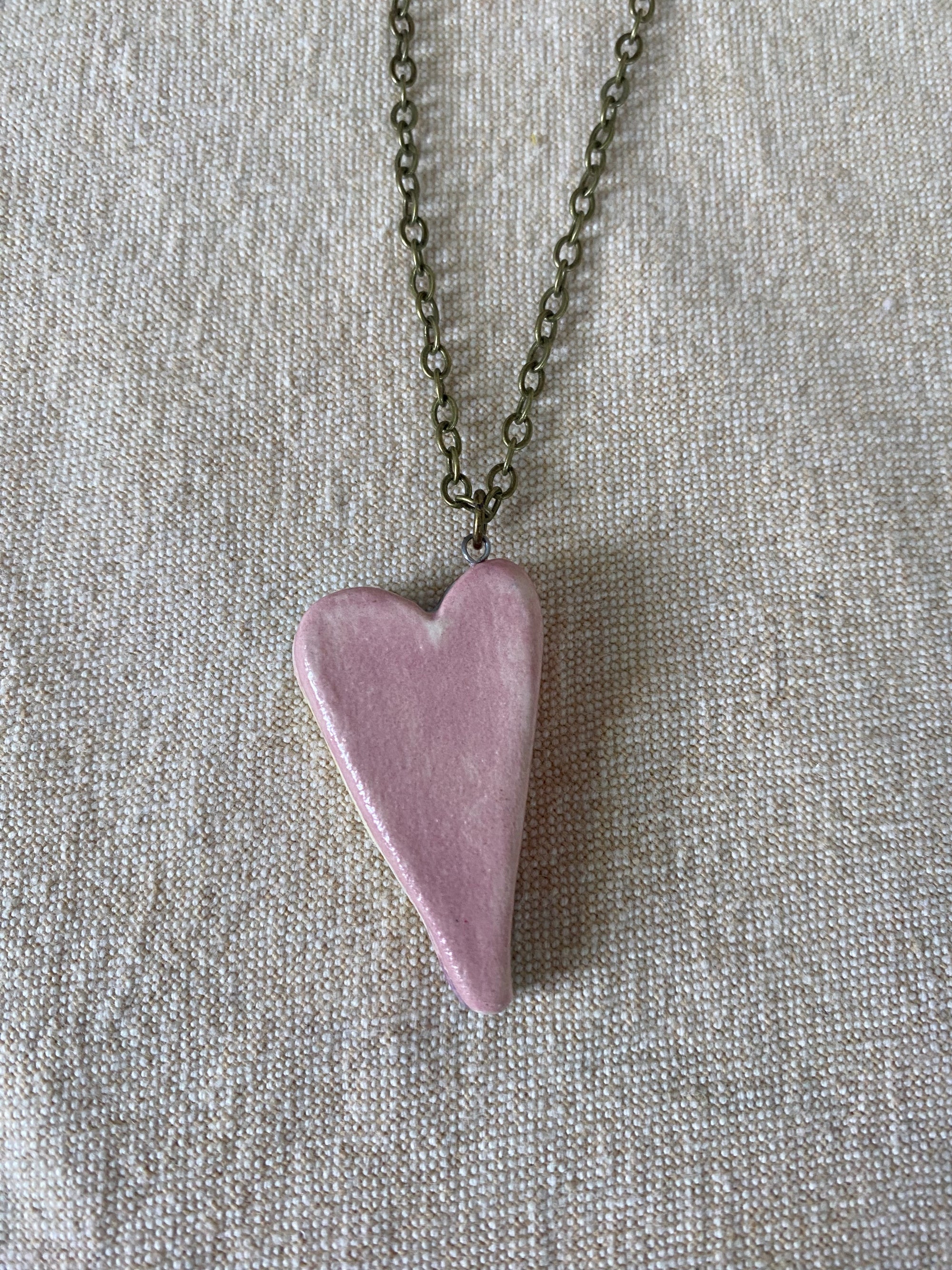 Heart Necklace Reversible