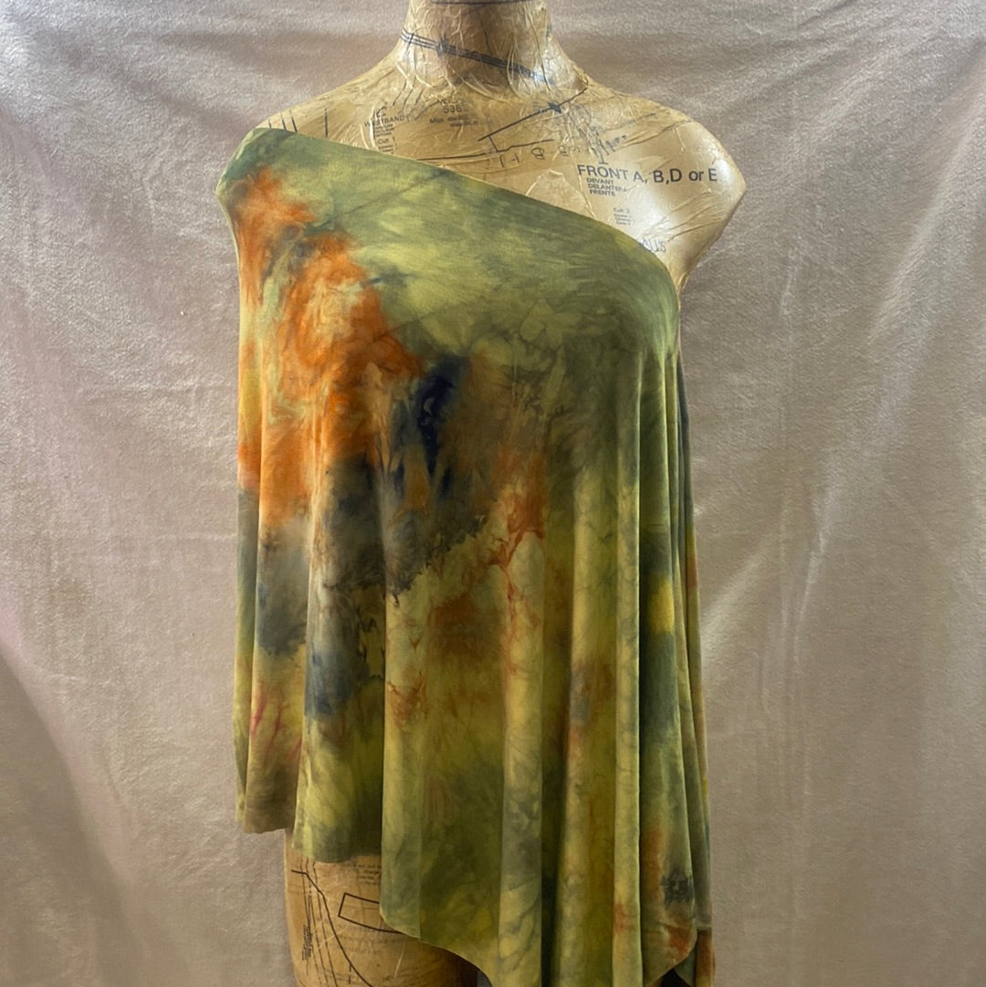 Asymmetrical Scarf Springtime