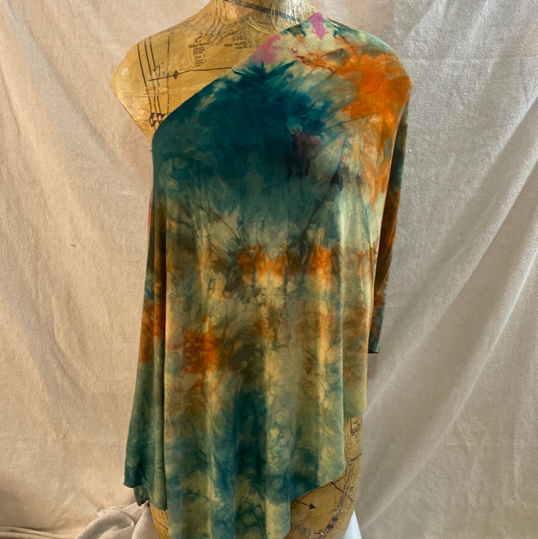 Garden Beautiful Asymmetrical Scarf