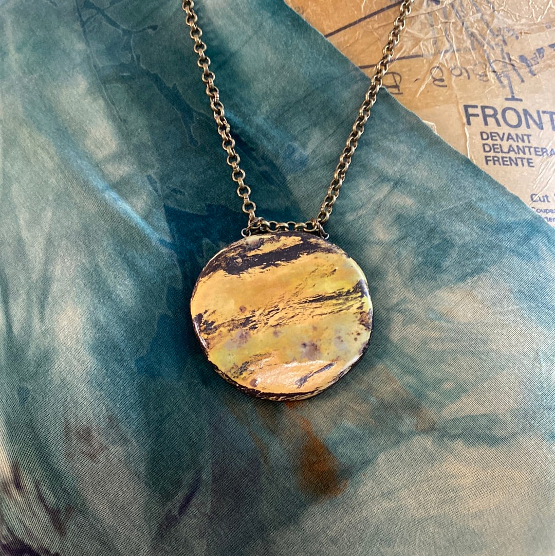 Big and Bold Reversible Pottery Necklace