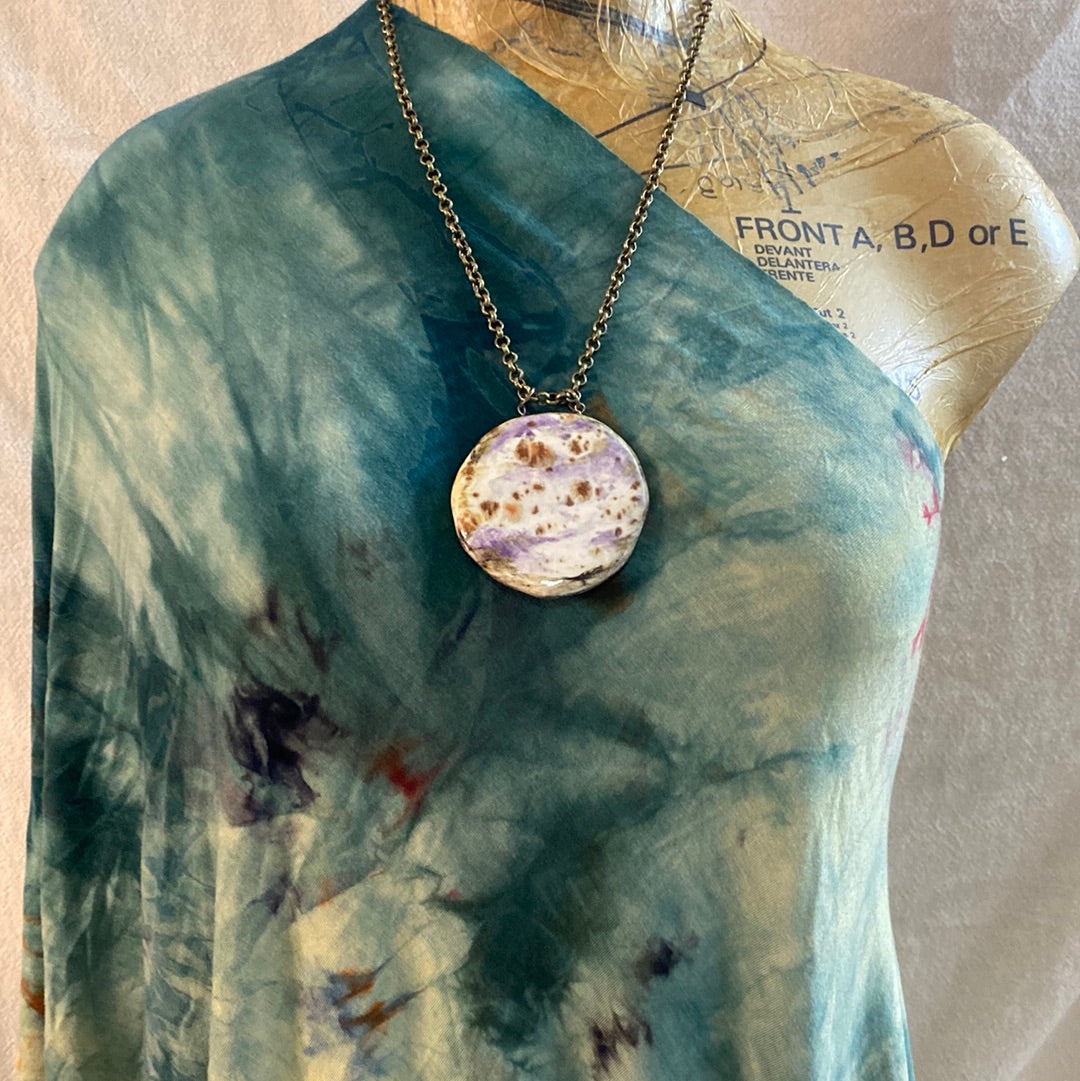 Big and Bold Reversible Pottery Necklace