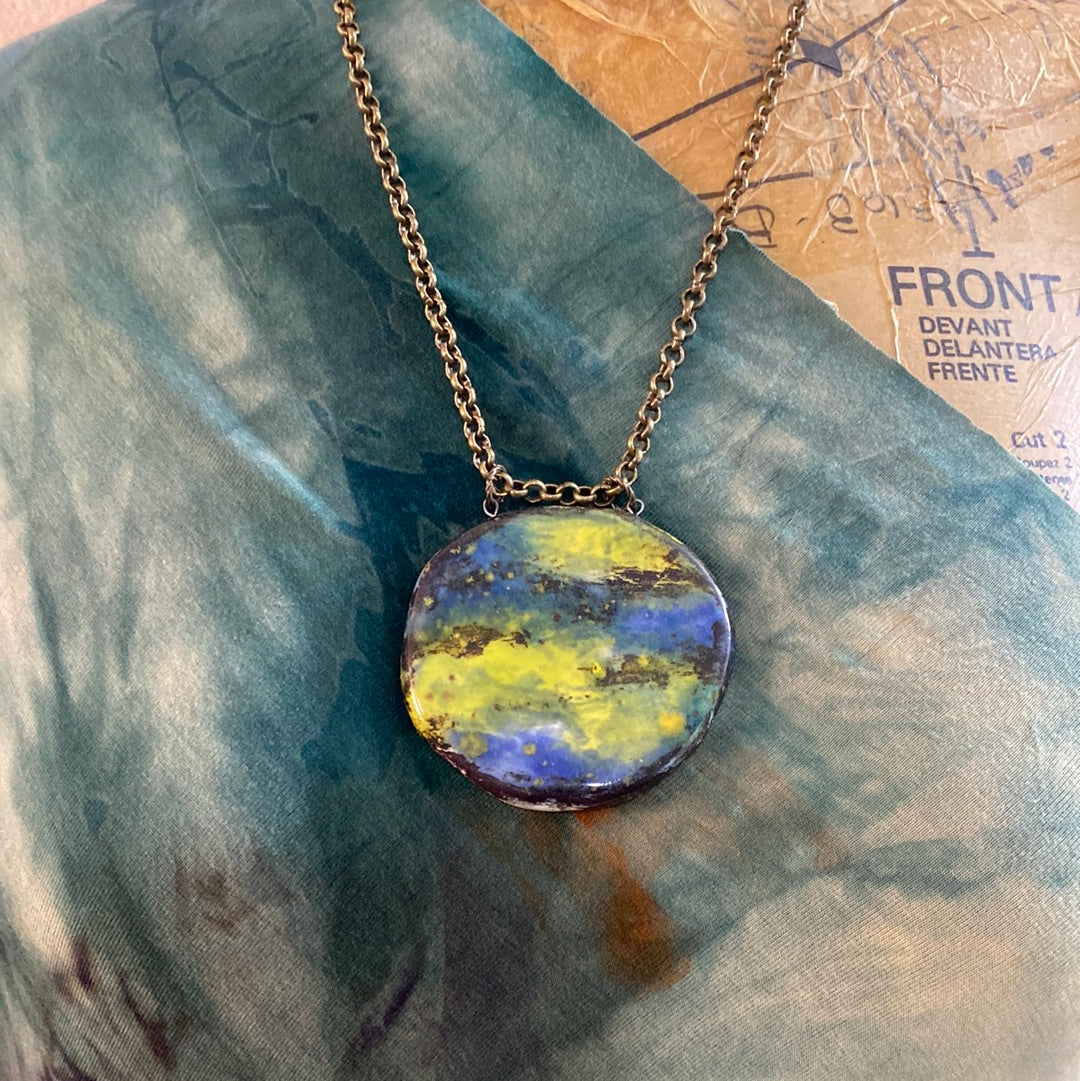 Big and Bold Reversible Pottery Necklace