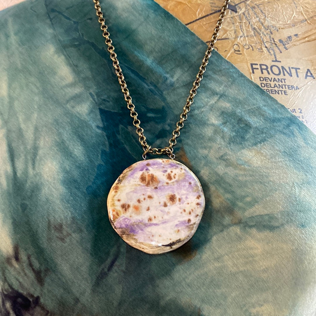 Big and Bold Reversible Pottery Necklace