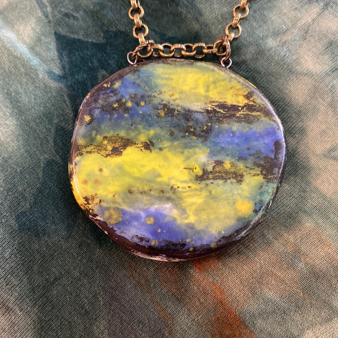 Big and Bold Reversible Pottery Necklace