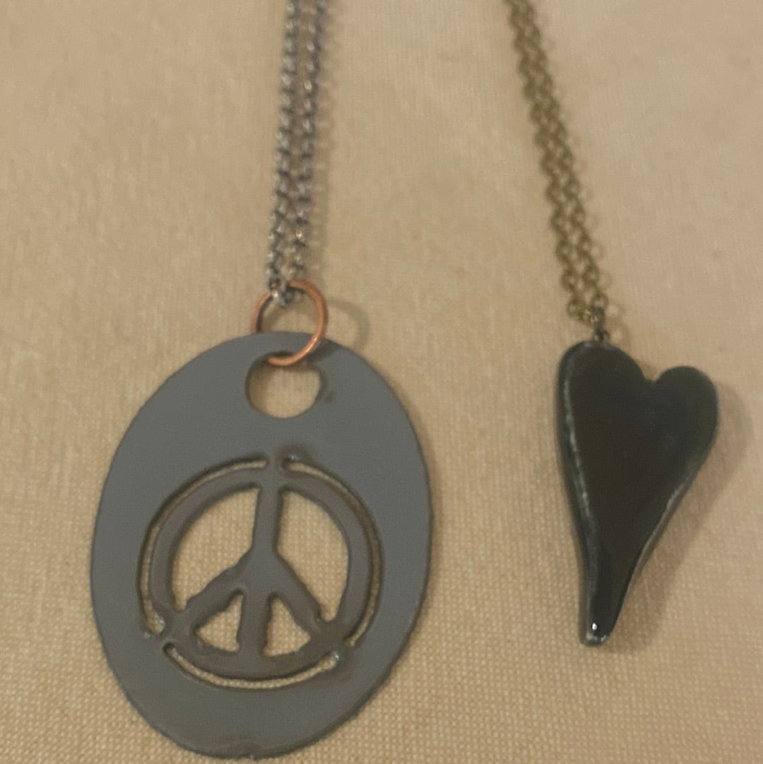 Peace & Love Necklace Bundle