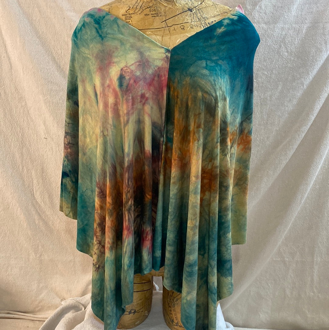 Garden Beautiful Asymmetrical Scarf