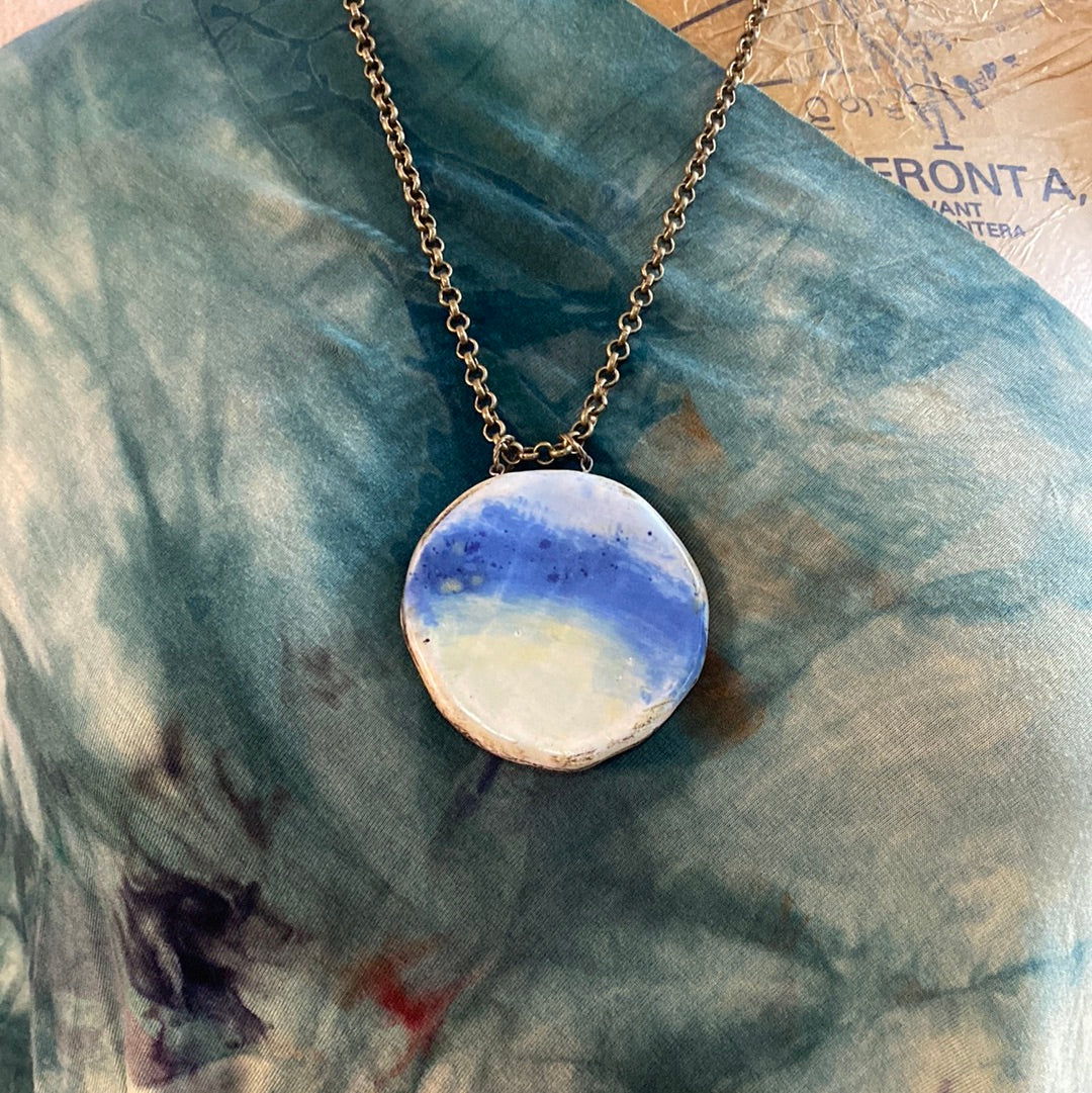 Big and Bold Reversible Pottery Necklace