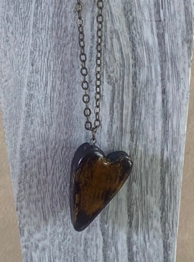 Heart Necklace Reversible