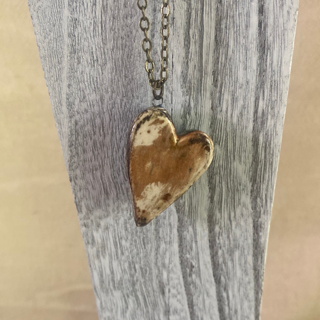 Heart Necklace Reversible