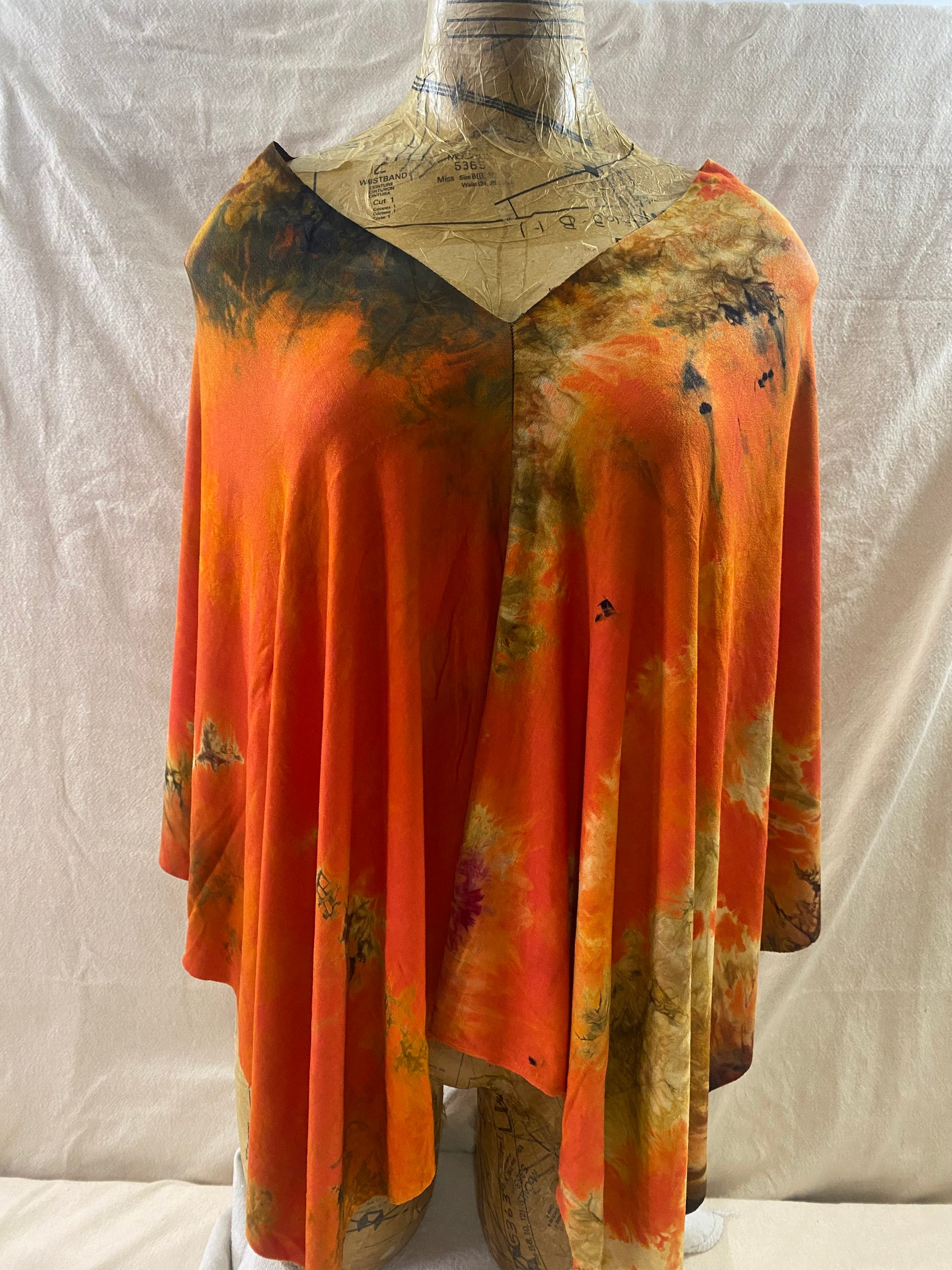 Earth&Fire Asymmetrical Scarf