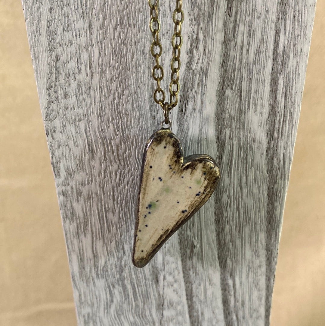 Heart Necklace Reversible