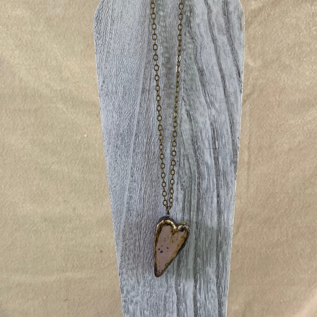Heart Necklace Reversible