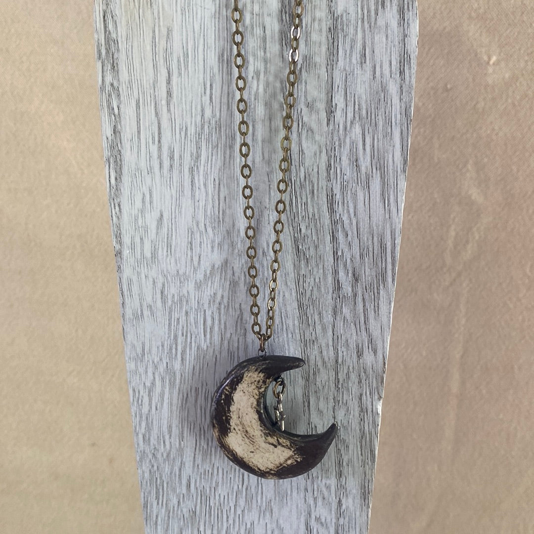 Moon Necklace Reversible