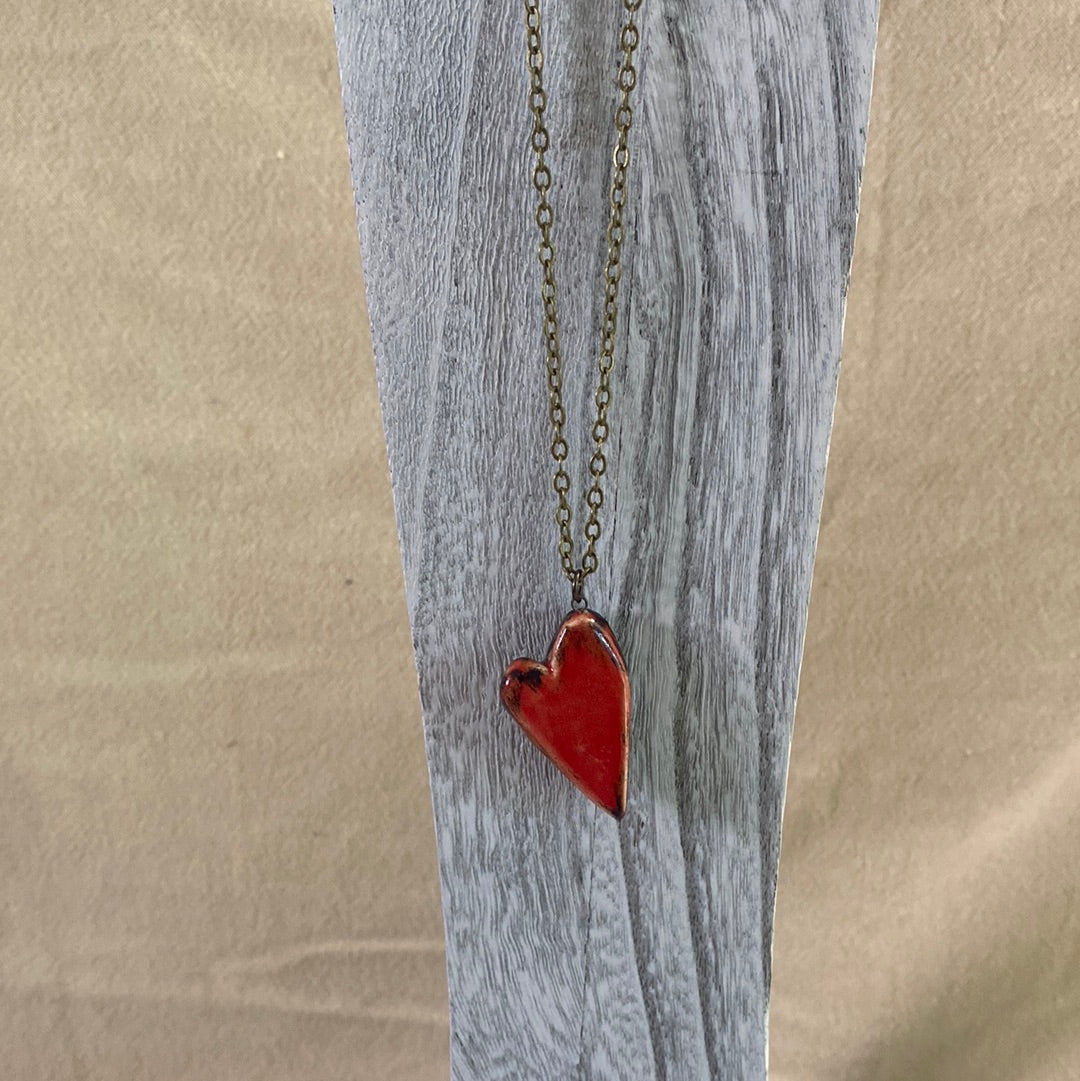 Heart Necklace Reversible
