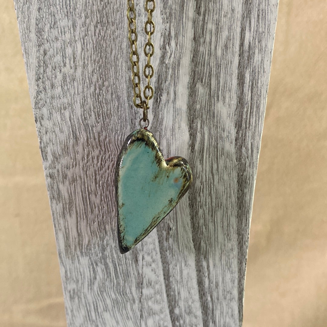 Heart Necklace Reversible