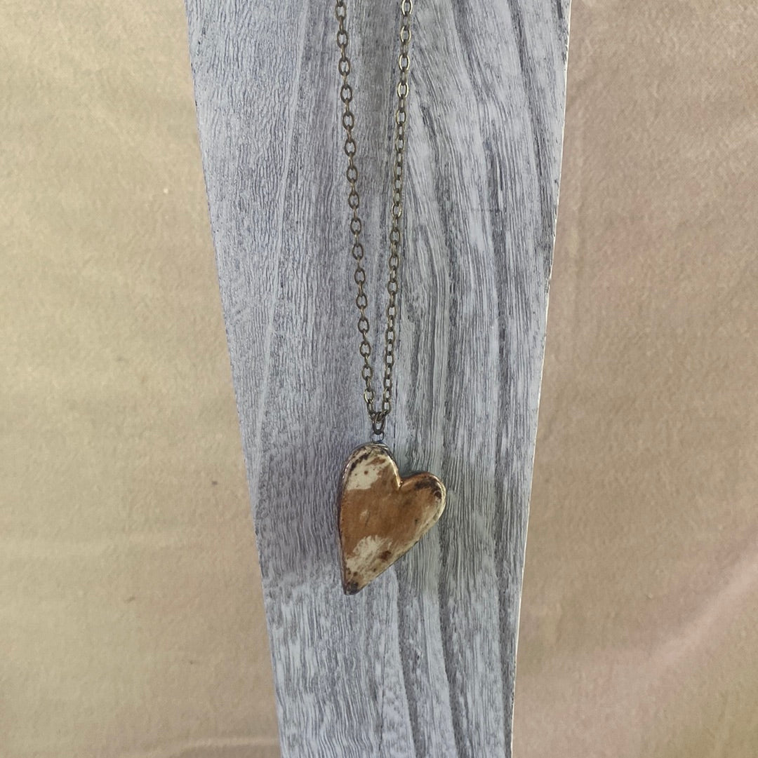 Heart Necklace Reversible