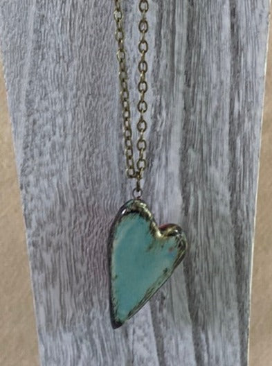 Heart Necklace Reversible