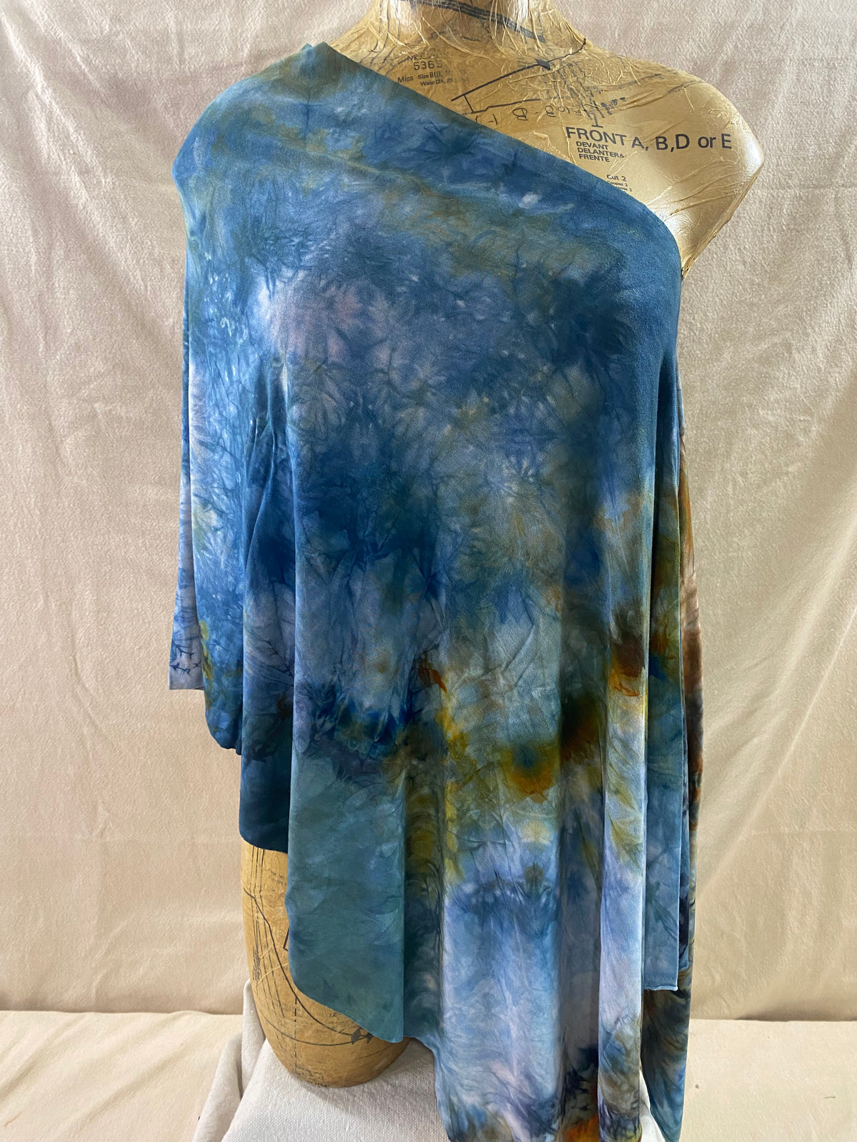 BLUES Asymmetrical Scarf