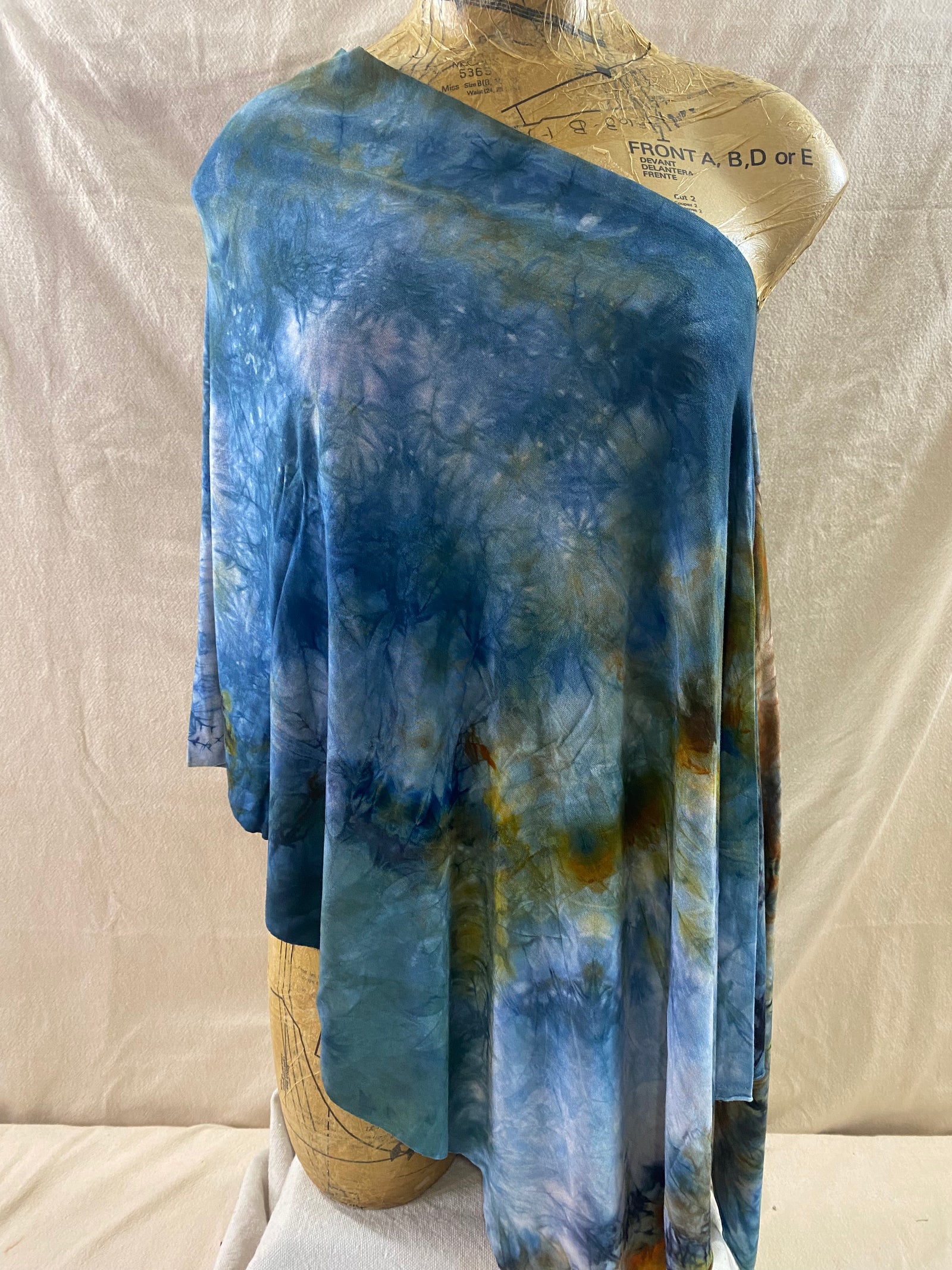 BLUES Asymmetrical Scarf