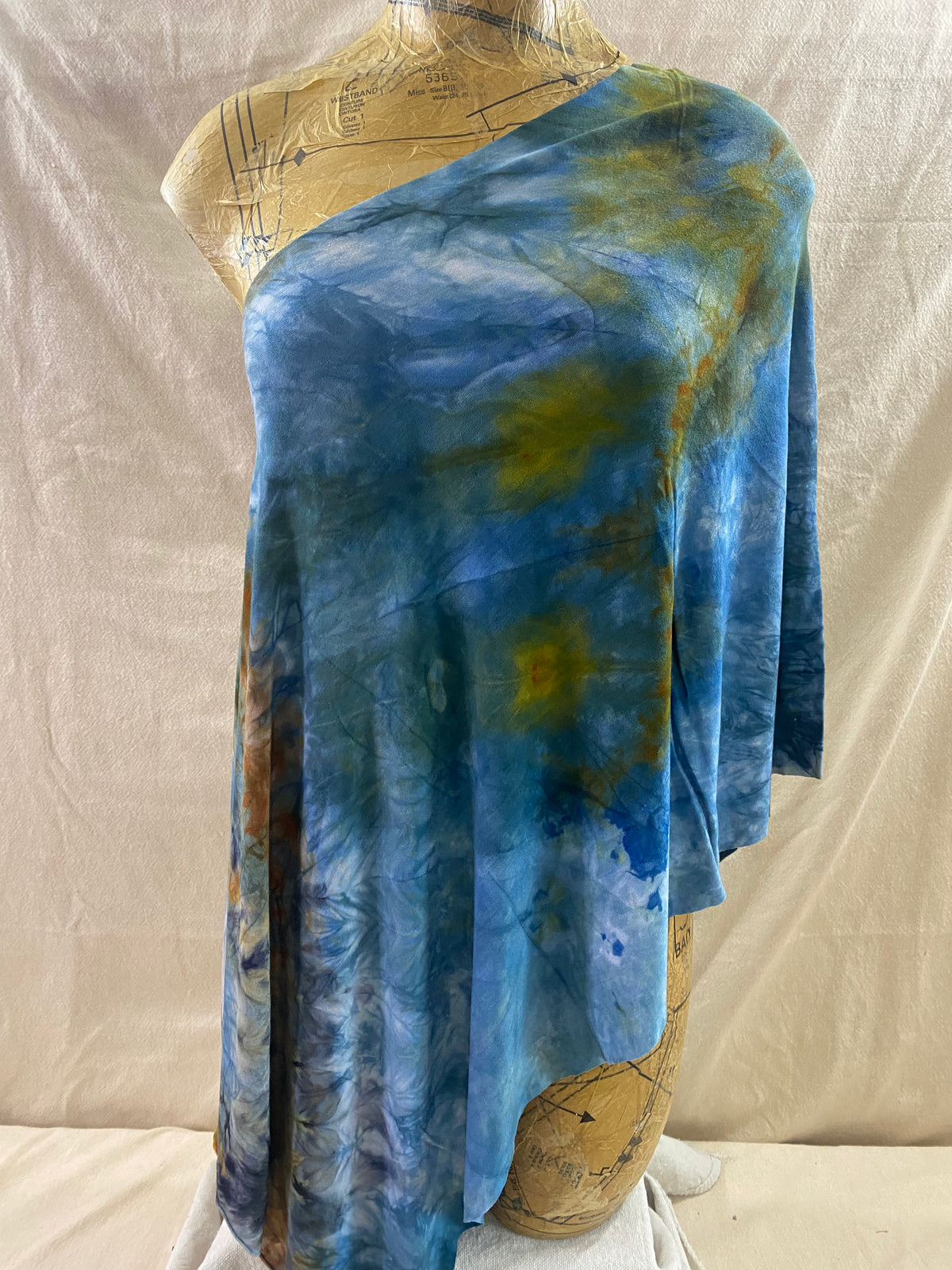 BLUES Asymmetrical Scarf
