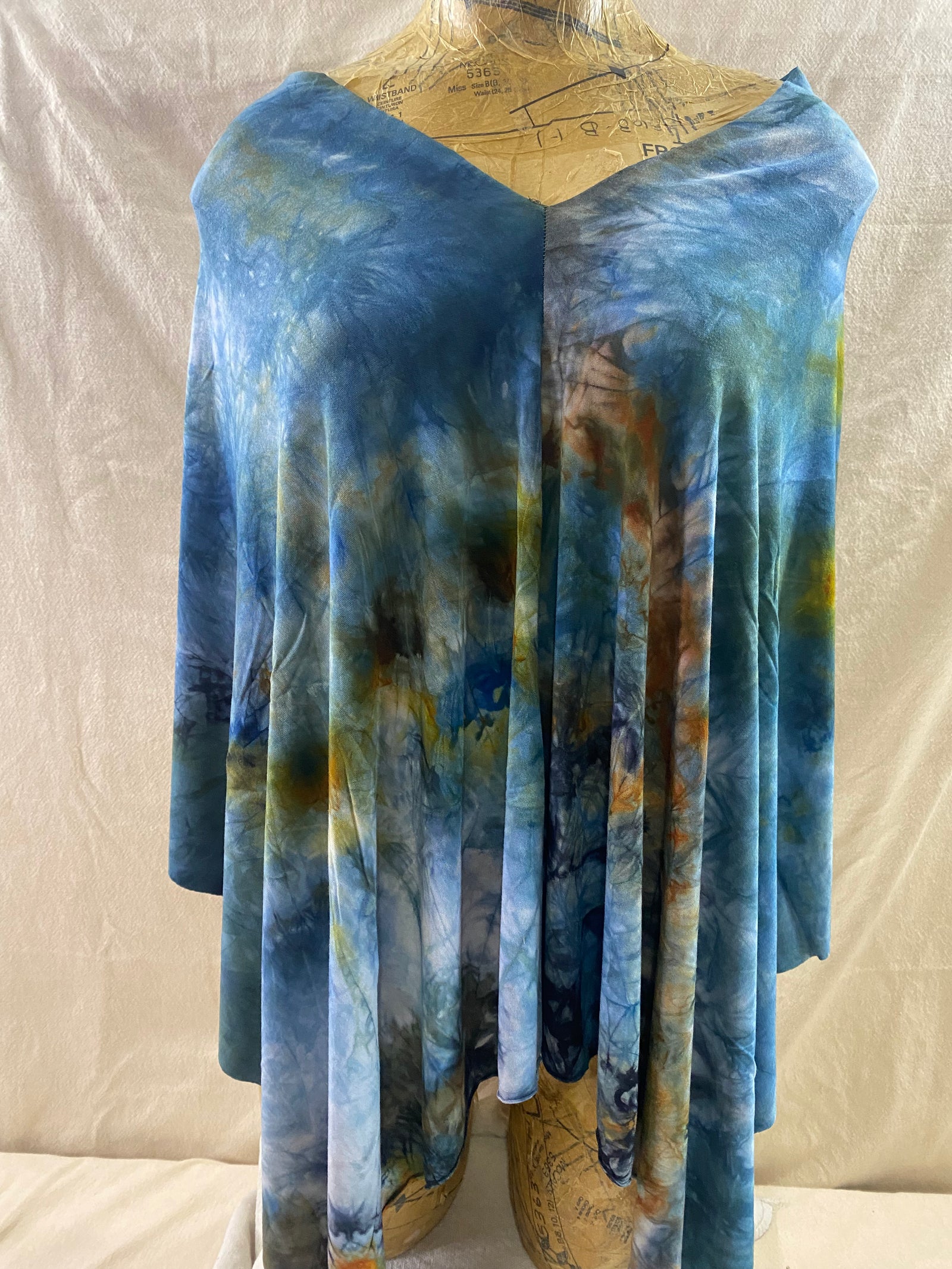 BLUES Asymmetrical Scarf