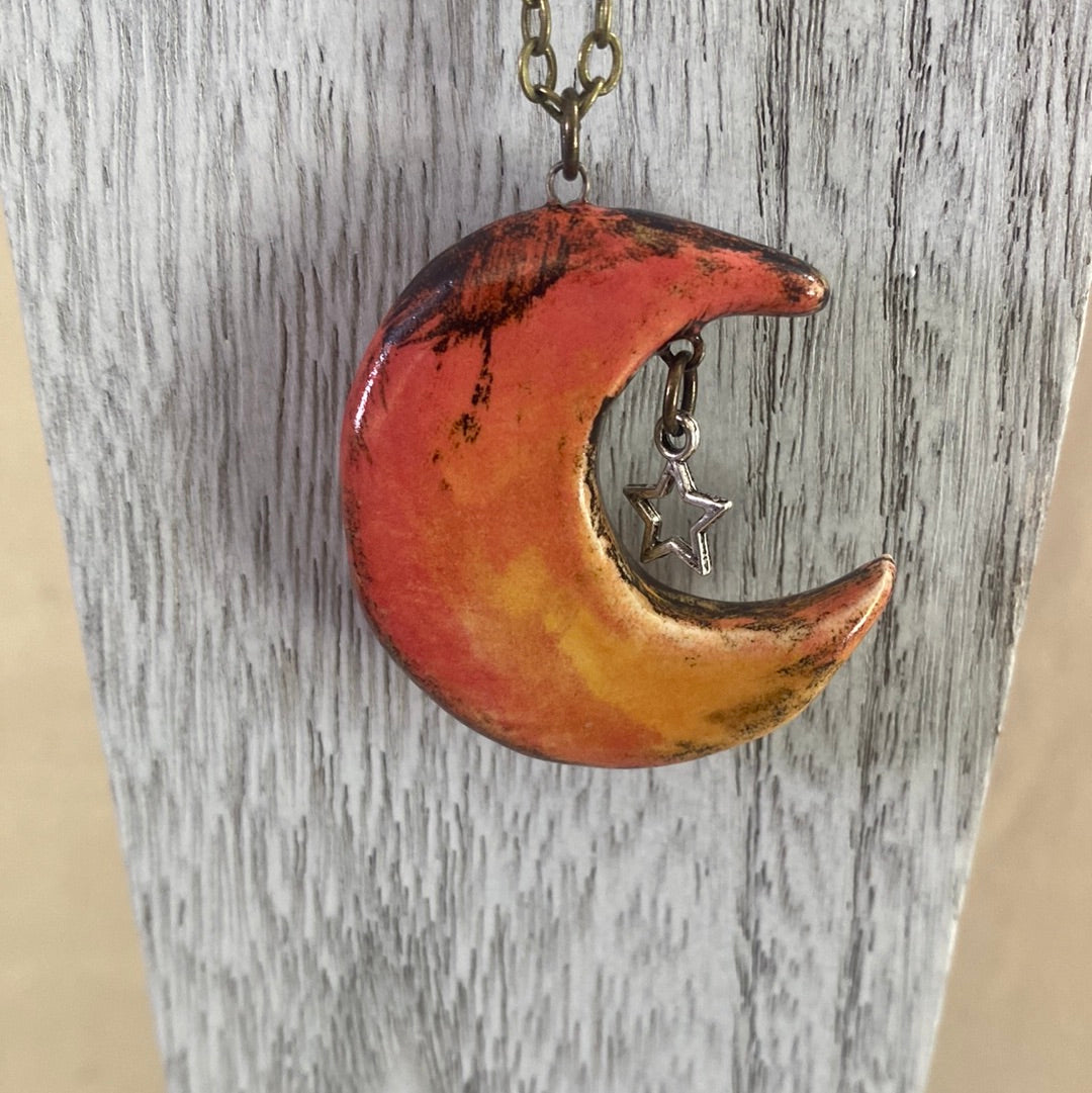 Moon Necklace Reversible
