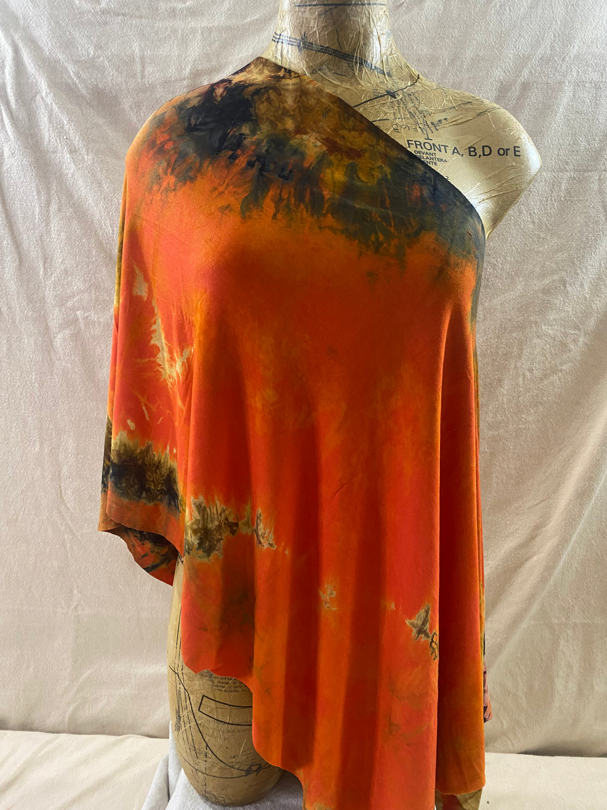 Earth&amp;Fire Asymmetrical Scarf