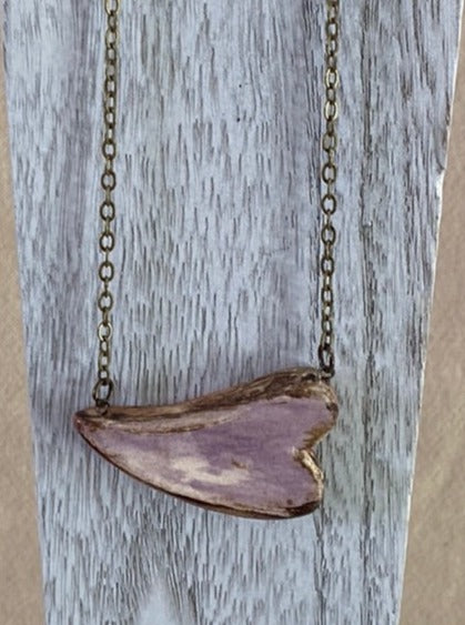 Floating Reversible Heart Necklace