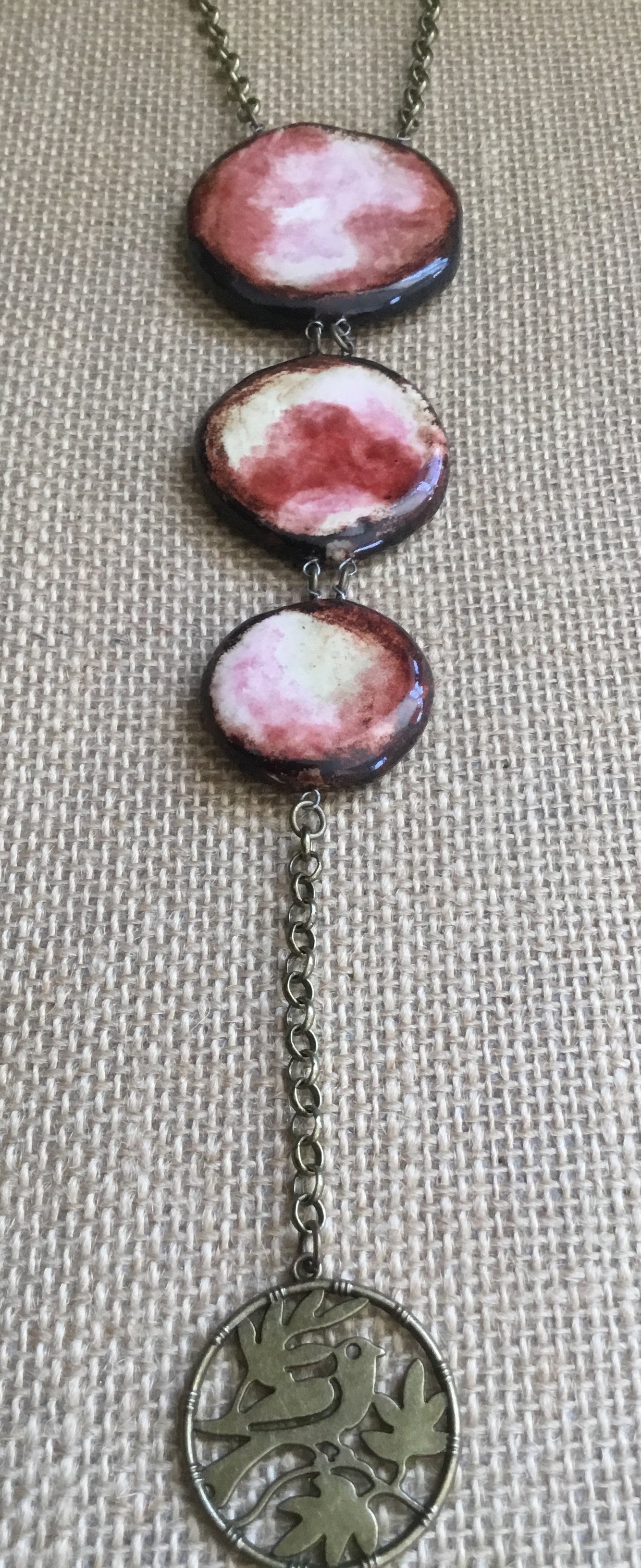 Triple Pottery Necklace SALE