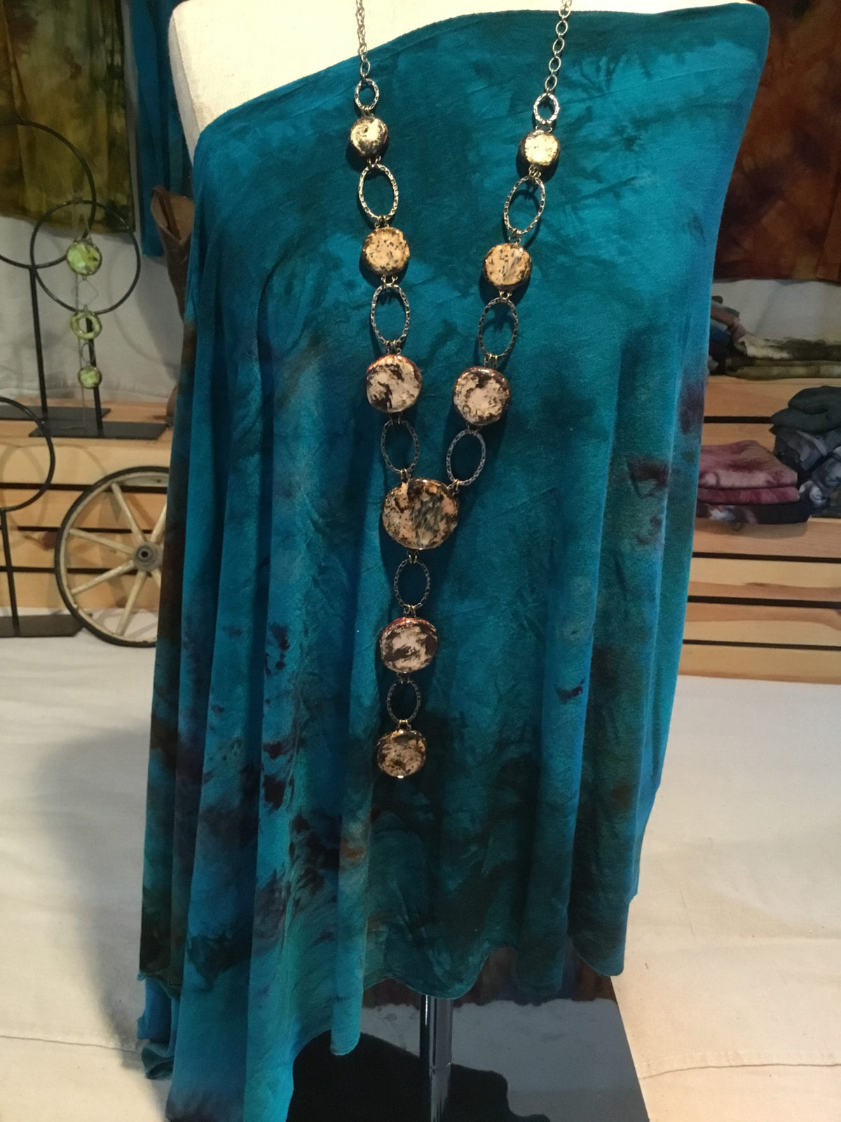 Lady Bug Reversible Statement Necklace