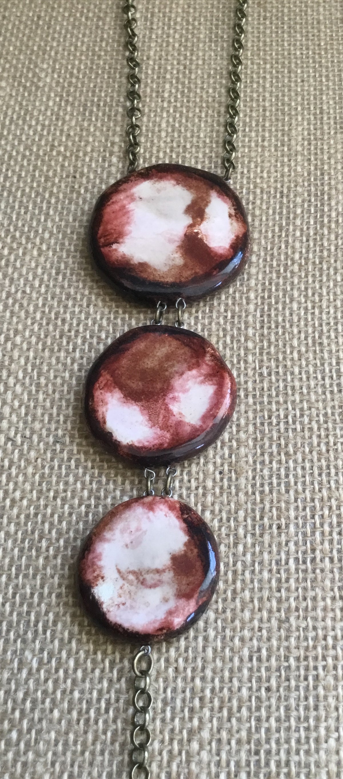 Triple Pottery Necklace SALE