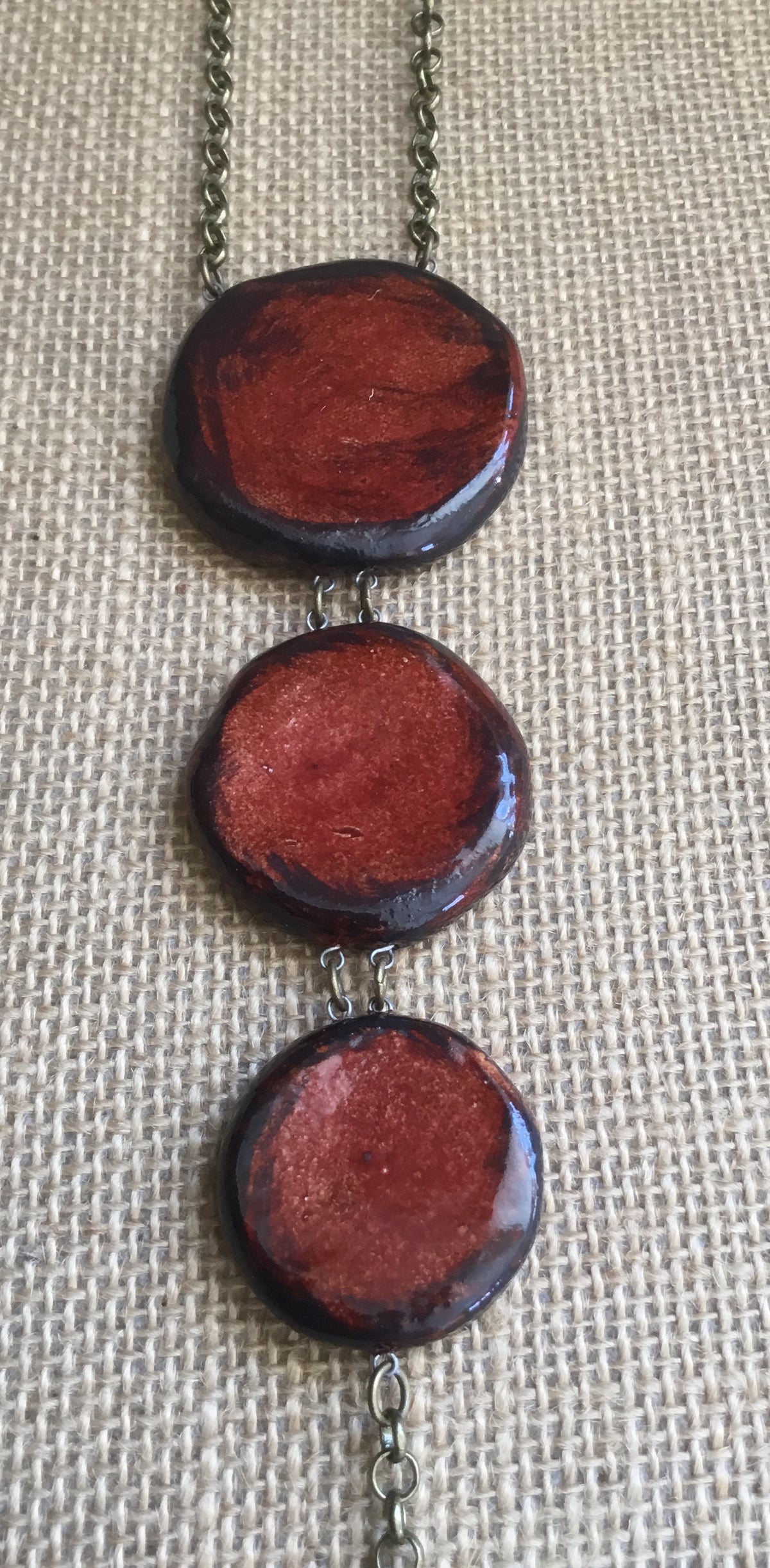 Triple Pottery Necklace SALE