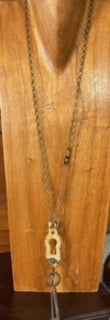 Vintage Lock and Key Necklace