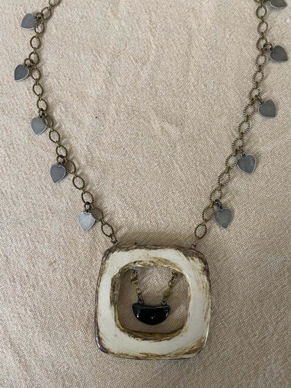 Fun Heart Reversible Necklace