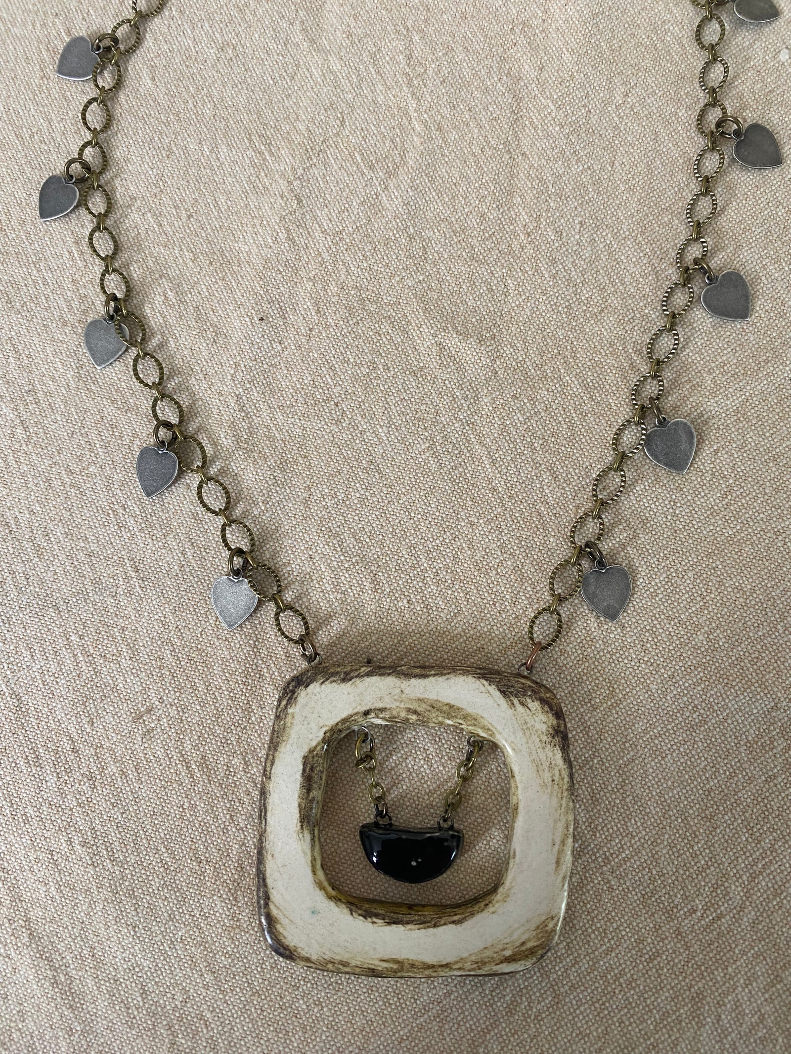 Fun Heart Reversible Necklace