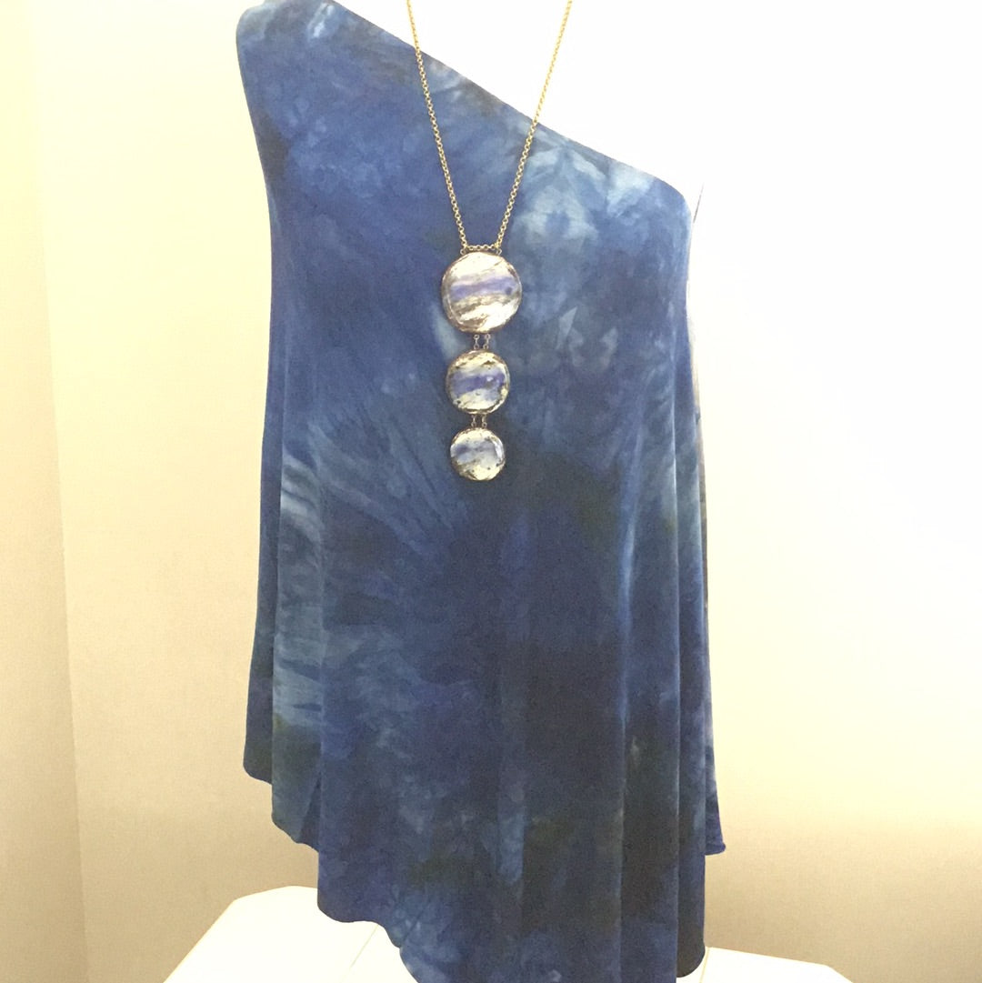 Asymmetrical Scarf (necklace not included)