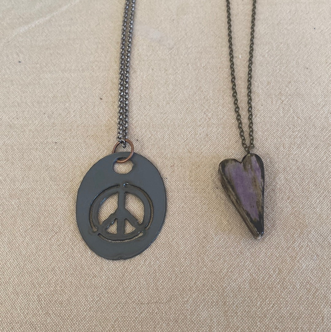 Peace & Love Necklace Bundle