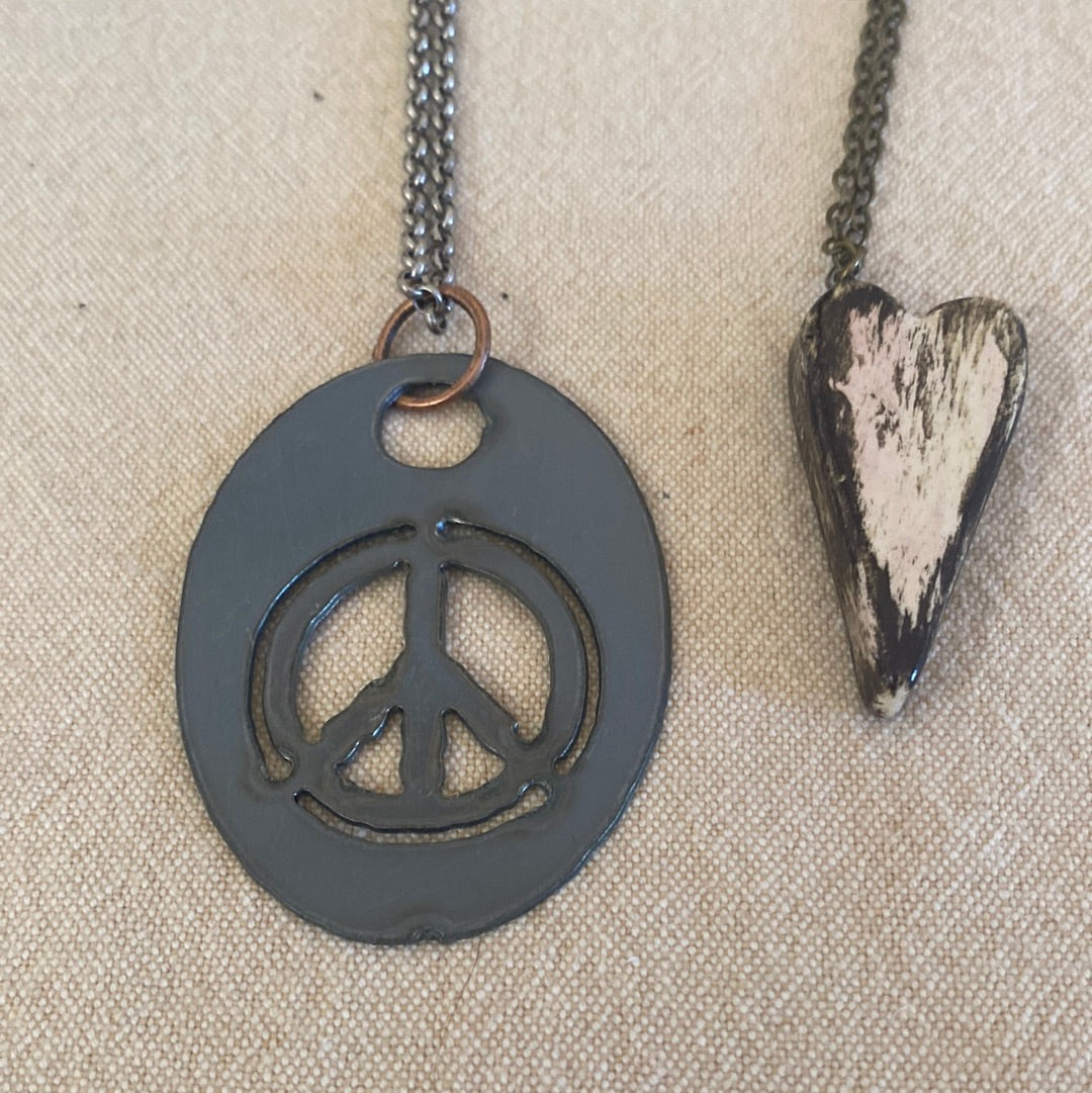 Peace & Love Necklace Bundle