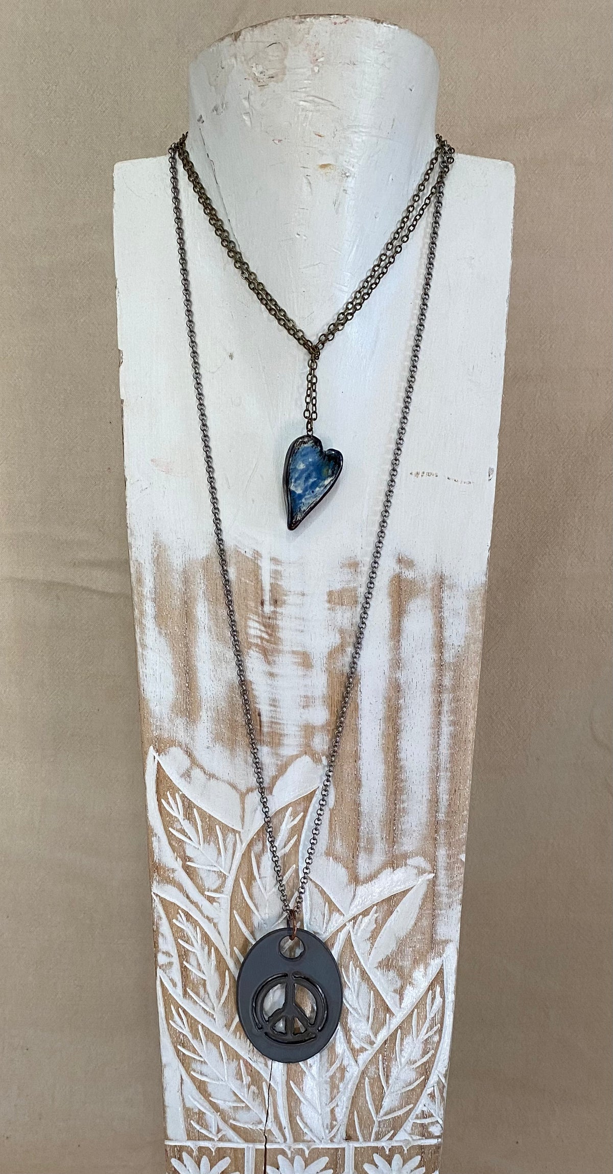 Peace &amp; Love Necklace Bundle