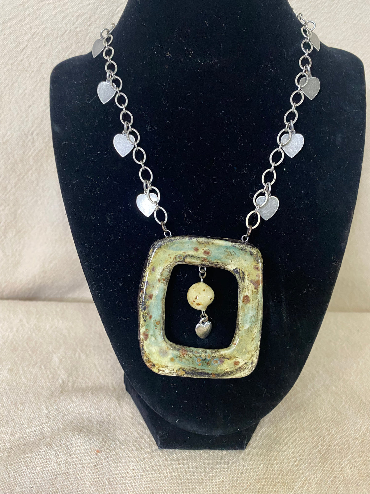 Fun Heart Reversible Necklace