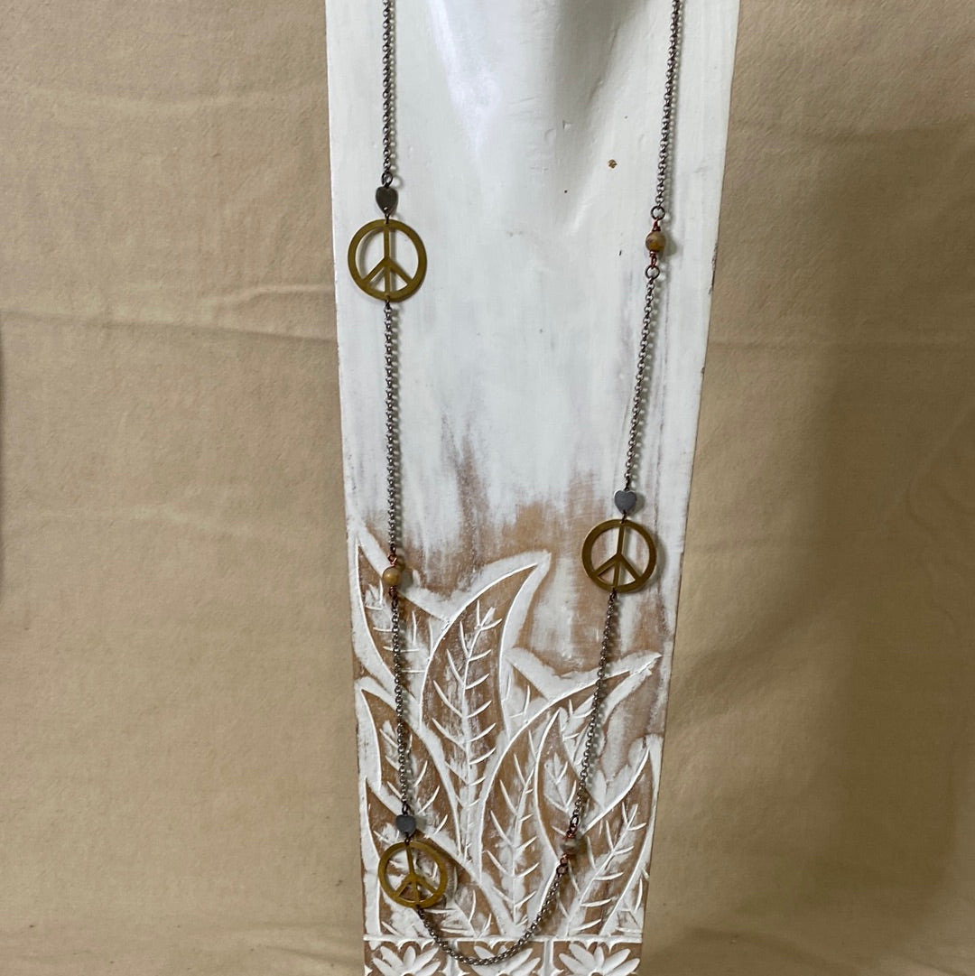 Peace Sign Necklace
