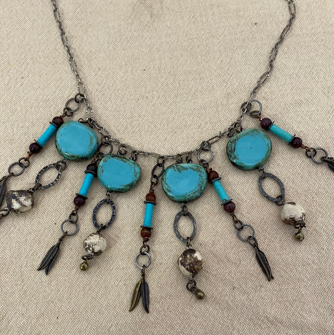 Boho Blues Reversible Net