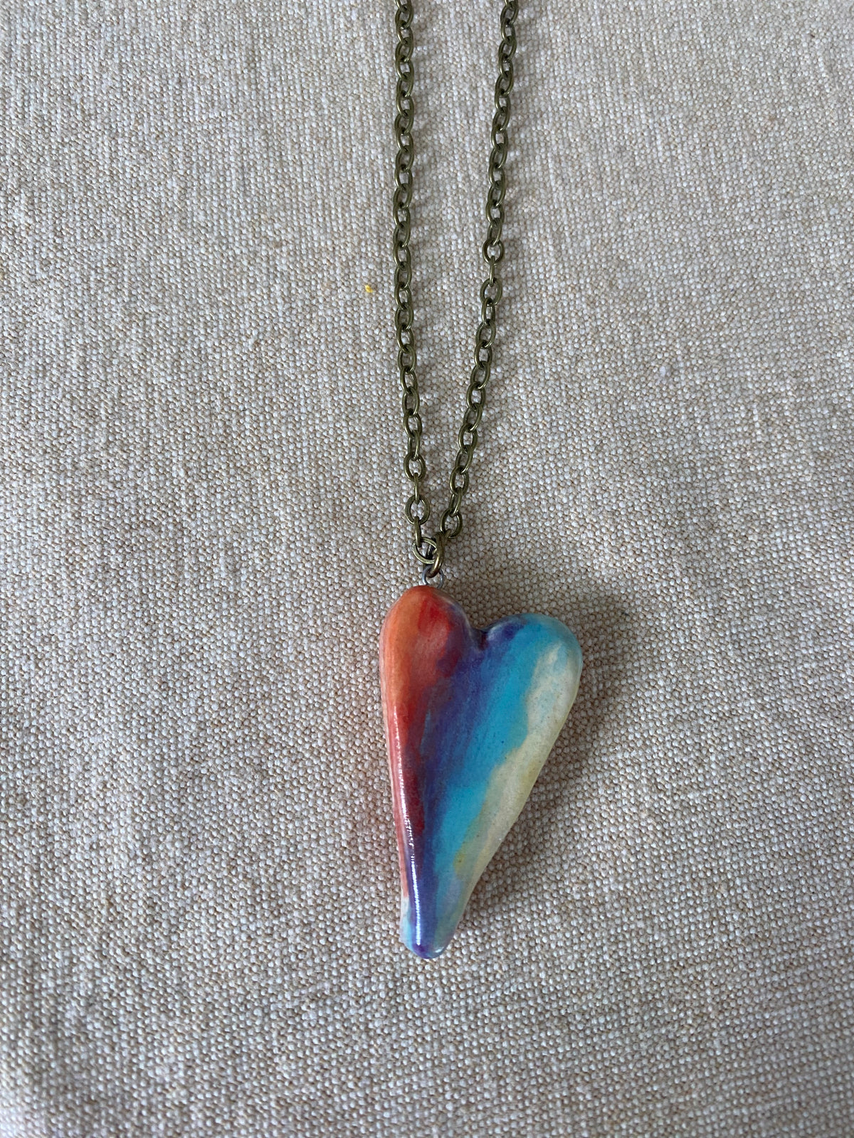 Heart Necklace Reversible