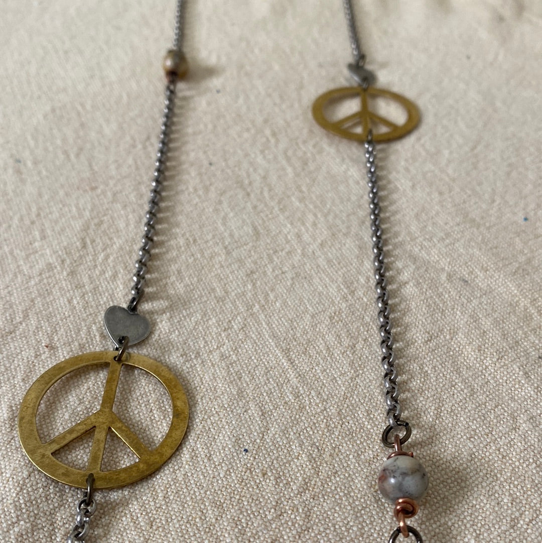 Peace Sign Necklace