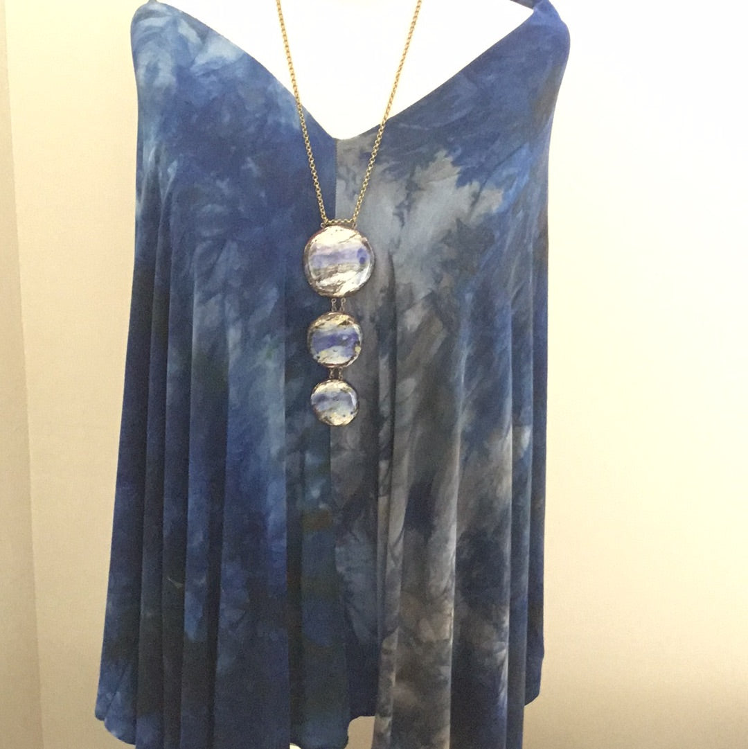 Asymmetrical Scarf (necklace not included)