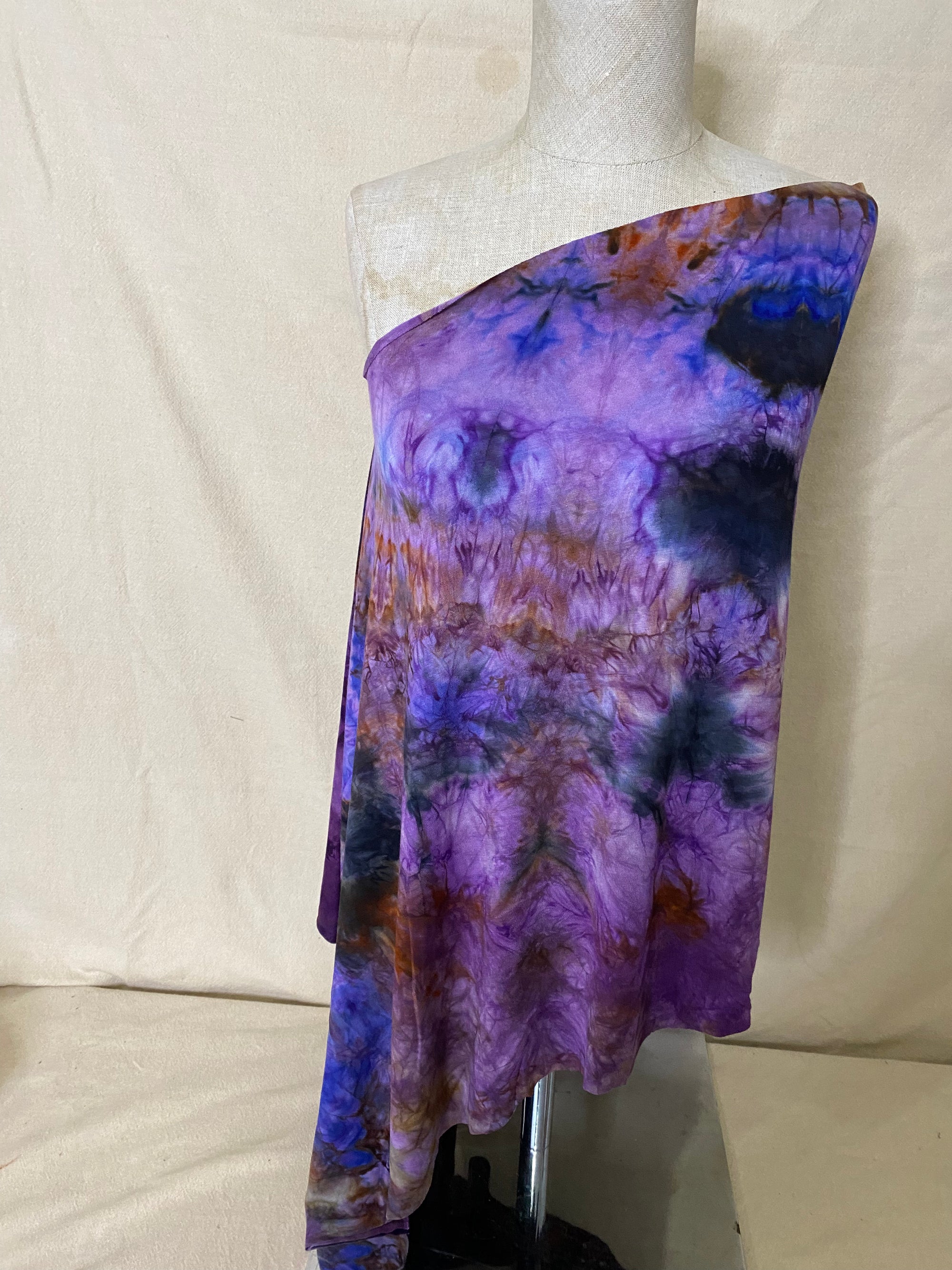 Stunning Mix of Fabulous Colors Asymmetrical Scarf