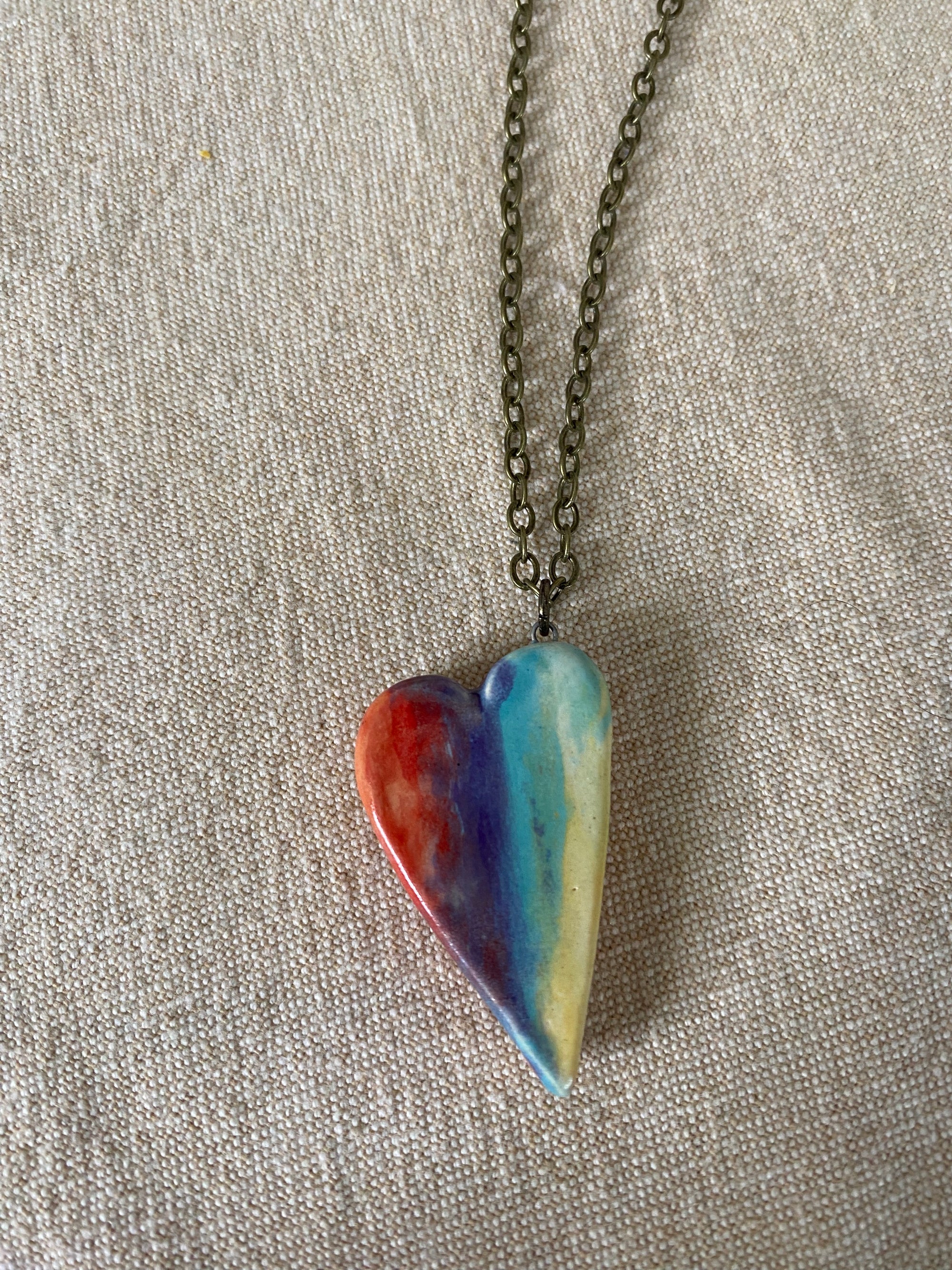 Heart Reversible Necklace