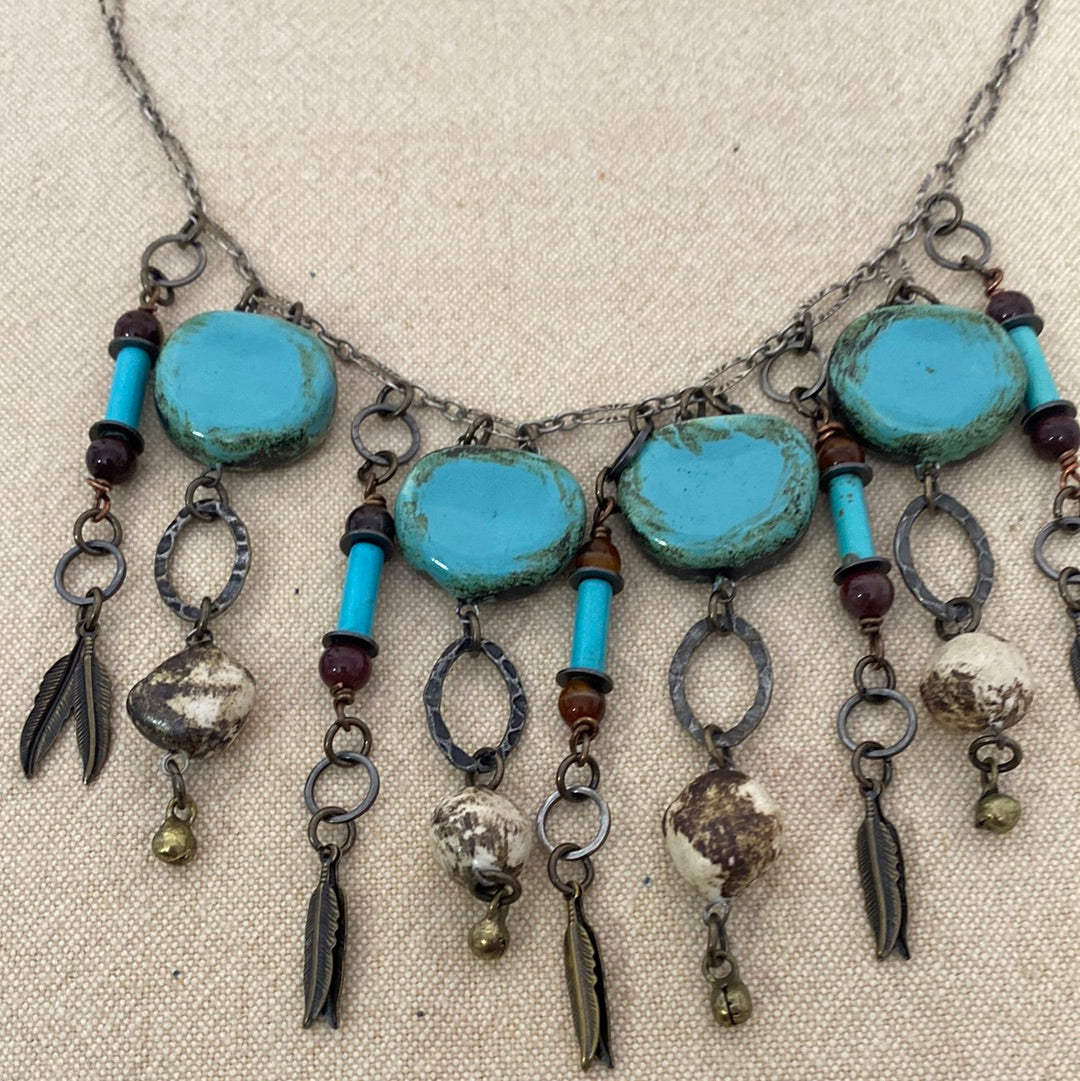 Boho Blues Reversible Net