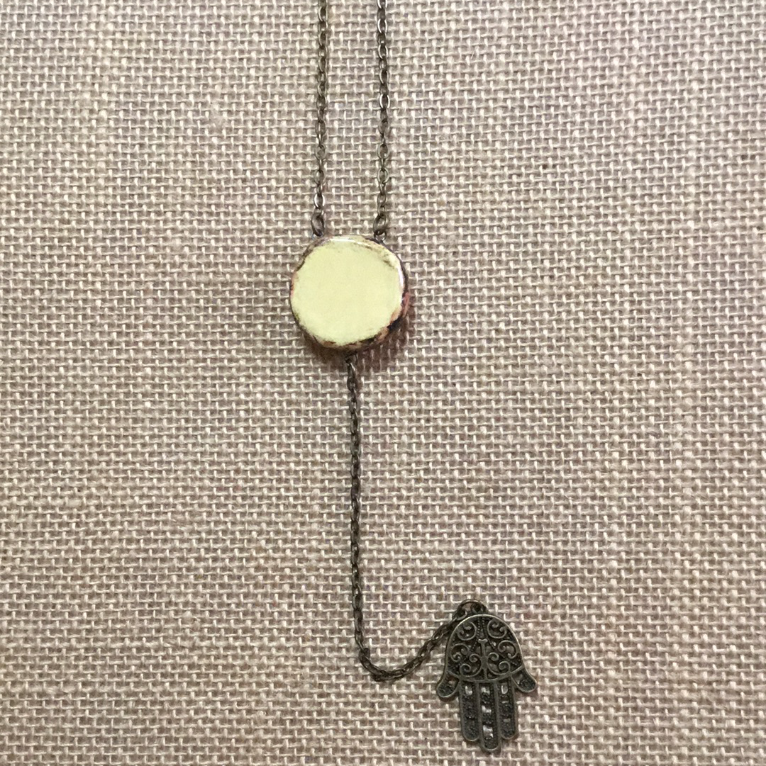 Reversible Y  Necklace SALE Orange/Sun