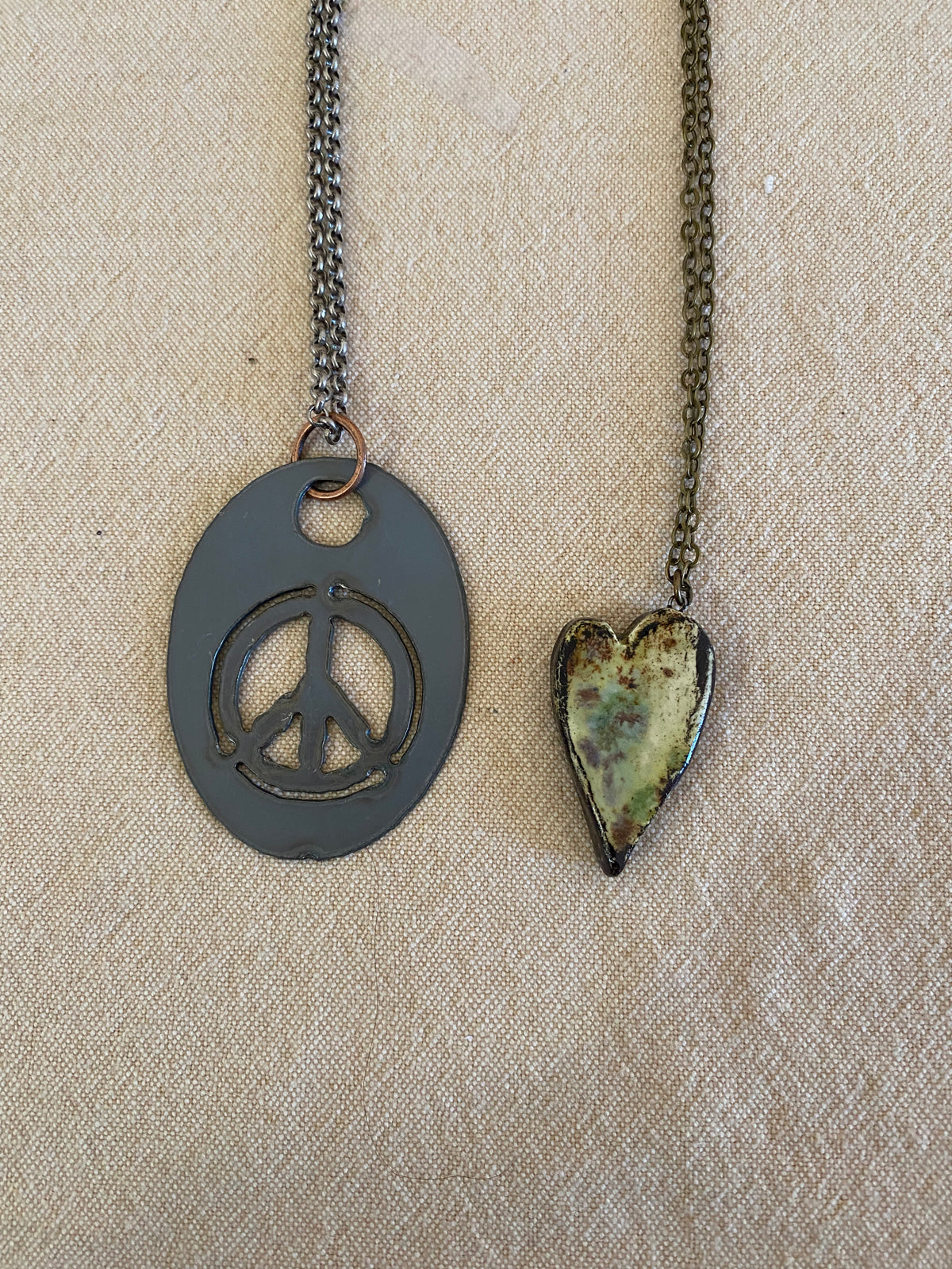 Peace &amp; Love Necklace Bundle